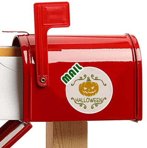 Beauty Gift Halloween Kürbiskarton Muster Aufkleber Briefkastenaufkleber Kleber