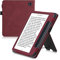 kwmobile Étui pour liseuse électronique Compatible avec Kobo Sage - Housse Rabat liseuse en Simili Cuir - Rouge foncé