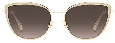 Kate Spade Staci/g/s J5G/HA GOLD Sunglasses Women's Steel, Standard, 56