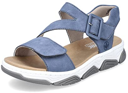 Rieker Women Sandals 69071, Ladies Strappy Sandals