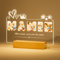 iDIY Cadeau Mamie Lampe Photo Personnalisée Veilleuse Enfant Cadre Photo Personnalisé Lumineux Cadeau Fête Des Grands Mères Anniversaire Noël