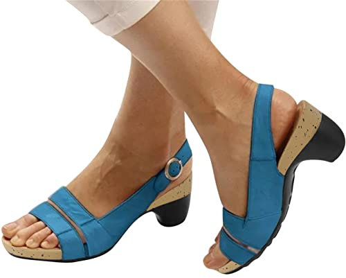 MJGkhiy Scarpe Donna Estive Sandali Tacco Sandali Gladiatore Donna Sandali Sabot Donna Sandali Estivi Donna Chiusi Davanti Sandali Donna Eleganti Tacco Alto Donna Sandali Con Cinturino