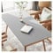 FANIVIN PU Tischdecke Tischmatte Tischfolie Schreibtisch Tischschutz Matte Haushalt Küche Bürobedarf Einseitig Wasserdicht Multifunctional Grau 60 * 140cm