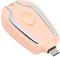 Notfall Powerbank, Schlüsselanhänger Ladegerät, Tragbar, Schlüsselanhänger, Handy Ladegerät, USB-C, Einziehbarer Stecker Zum Aufladen des Telefons, Power Bank, (Rosa)