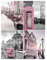 DCIDBEI 30 x 40CM 4er Diamond Painting Landschaft Stadt, Diamant-Malerei 5D Bus, Diamant Painting Bilder Telefonzelle für Erwachsene, ideal zur Innendekoration Lustiges Geschenk, Rosa Straße