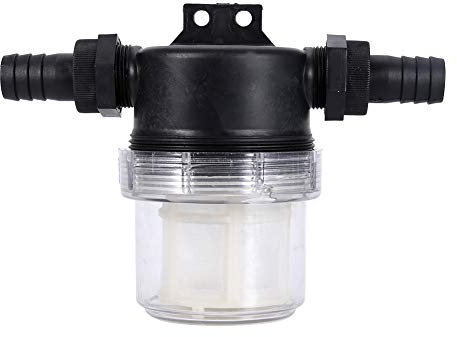 Pump Filter, Transparent Inline Mesh Strainer Filter, Irrigation High for Garden Irrigation Interface Pipes, Filters, Pesticide Accessories