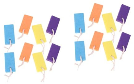 minkissy 16stücke Teiliges Fußpflege Bimssteinen Effektive Fußpeeling-exfoliatoren Für Männer Und Frauen Farblich Sortiert Aus Langlebigem Bimsstein Zur Entfernung Von Hornhaut Und