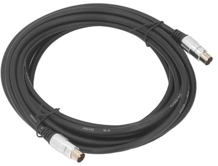 Cavo Coassiale, TV9.5MM Maschio a TV9.5MM Maschio Connessione Stabile in PVC Connettore Cavo Coassiale per Set-top Box TV