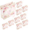 KONTONTY Karton Geschenktüten Mit Griffen 20 Stück Pinkfarbene Papiertüten Verpackungstüten Für Laden Leicht Und Stabil