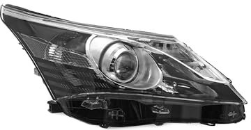 EDA PREMIUM auto Scheinwerfer Rechts 8113005350 passend für TOYOTA AVENSIS T27 2012-2015, (12-15), ohne Stellmotor für LWR, H11/H9, ECE, mit Tagfahrlicht (LED)
