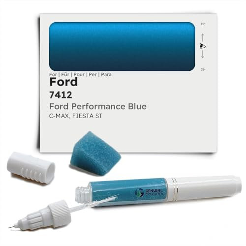 Genuine Colors Lackstift Ford Performance Blue 7412 für Blau C-MAX Fiesta ST