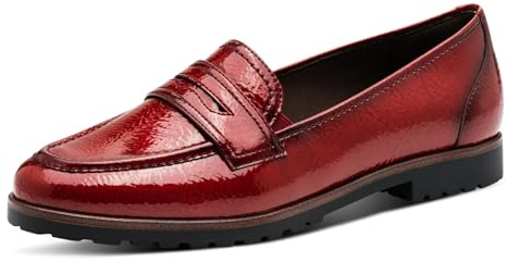 Tamaris Women's Damen Slipper 1-24239-42 Loafer, Red Patent, 3.5 UK