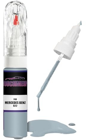 Ausbesserungsstift für Mercedes Benz Modelle Hightech Silber Metallic 922, Pinsel, Kratzer, Chip-Fix-Set