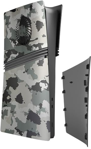 Fiorky Replacement Faceplate ABS Hard Case Anti-Scratch Face Plate Console Cover dstproof Faceplate Case Cover Shockproof with Cooling Vent for PS5 Pro Plystation 5 Pro Disc/Digital Console