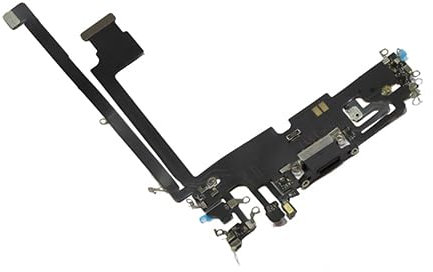 Phtech_5 Dock Connector for iPhone 12 Pro Max USB Charging Port Flex Cable Replacement for iPhone 12 Pro Max Charger Dock Board Connector with Tools (Black)