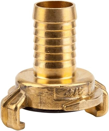 Gardena Tube à couplage rapide en laiton: adaptateur de tuyau pour 19 mm (3/4 Pouce) - tuyaux, raccords techniques de (7102-20) (Lot de 6)