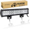 SKYWORLD 15 Zoll 38cm 90W Led Arbeitsscheinwerfer Bar, Led Bar Offroad Zusatzscheinwerfer Scheinwerfer 12V 24V Auto LED Arbeit Licht Bar Wasserdicht für SUV UTV ATV KFZ Traktor Truck 4x4 lightbar
