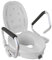 Mobiclinic®, Rialzo wc per anziani, 17cm, Con braccioli pieghevoli imbottiti, Coperchio, Adattabile a ovali, Ergonomico, Leggero, Sicuro, Marchio spagnolo, Modello guadiana