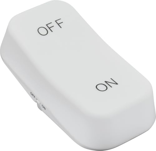 Transportables Nachtlicht im ON/OFF Kippschalter Design – Batteriebetrieben (3x AA) – Mobiles LED Licht für Camping, Zelt, Schlafzimmer, Kinderzimmer & Notlicht – Tragbare Lampe mit Ein-/Ausschalter