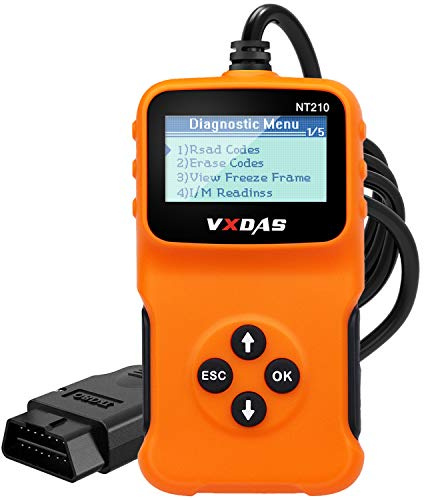 VXDAS OBD2 Scanner Car Diagnostic Scan Tool Check Engine Light Universal OBDII Code Reader, Smog Check of All CAN Fault Car After 1996