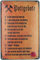 Blechschild 20x30cm gewölbt Pottgebote Ruhrpott Gebote Vintage Deko Geschenk Schild
