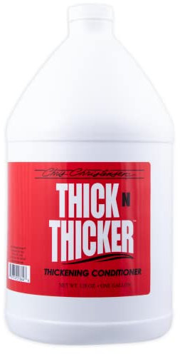 Chris Christensen Thick N Thicker Conditioner - Professioneller Hundepflege-Conditioner für voluminöses und dichtes Fell - Tiefenwirksame Pflege und großzügige Vorratsgröße, 3,8 l