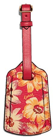 Coach 4114 Vintage Daisy Script Gepäckanhänger