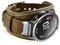 Leotop - Bracelet Compatible avec Garmin Fenix 5/Fenix 5 Plus/Fenix 6/Fenix 6 Pro/Forerunner 935/945/Quatix 5 - Bracelet de Rechange Rapide en Cuir véritable de 22 mm (Café)