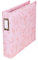Craftelier - Album aus Kunstleder mit Marmormuster und 5 Hüllen 30,5 x 30,5 cm (12 x 12 Zoll) | System 3 silberne Metallringe in D-Form | Größe 33,02 x 38,1 x 7,62 cm - Rosa