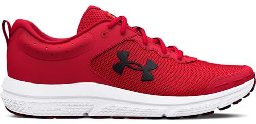 Under Armour Ua Charged Assert 10, Zapatillas para Correr Hombre, Red Red Black, 45.5 EU
