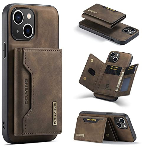 ZCDAYE Hülle für iPhone 11 mit Kartenhalter, Hochwertig Leder iPhone 11 Handyhülle Handytasche Stabil Schutzhülle Case iPhone 11 (6.1 inches), Hellbraun