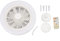 Ventiladores de Techo con Control Remoto de Luces, Luz de Ventilador de Techo de 36 W, Lámpara de Ventilador LED E27 Pequeña Silenciosa de 9,8 Pulgadas para Dormitorio, 86‑265 V,