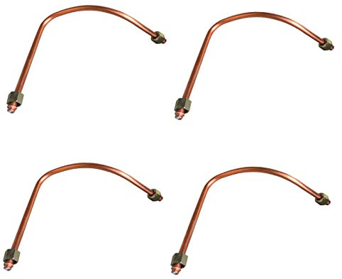 Sostituzione del Tubo di Scarico del Compressore d'Aria in Alluminio, Pezzi di Ricambio della Pompa dell'Aria, Standard del Filo G3/8, Facile da Installare - 4PCS