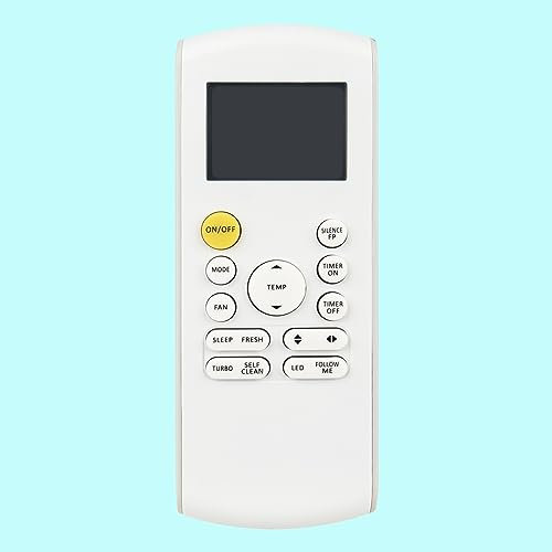 RG57A4-BGEF RG57A4/BGEF VINABTY Sostituzione Telecomando Adatta per INVENTOR Air Conditioner AR1MVI-09WFR AR1MVO-09 AR1MVI-12WFR AR1MVO-12 AR1MVI-18WFR AR1MVO-18 AR1MVI-24WFR AR1MVO-24 P6MVI-09WFR