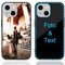 MXCUSTOM Personalisierte Handyhülle für Apple iPhone 15, Benutzerdefiniert Kratzfest Gehärtetes Glas Weicher Stoßfänger Hülle mit Eigenem Foto Bild Text Individuelle Schutzhülle (GHS-BK-P1)