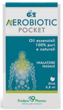 Gse Aerobiotic Pocket Naseninhalator für reine ätherische Öle, Stick 0,8 ml