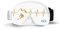 SOGGLE Skibrillen Schutz Überzug aus Mikrofaser (one Size), Farbe:Heartbeat Skier White/Gold