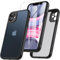 OWKEY Funda para iPhone 11, Mate Funda de Grado Militar l para el iPhone 11 con Protector de Pantalla para iPhone 11 6.1 Pulgadas Mate translúcida iPhone 11 Carcasa (Negro)