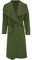 Women Long Waterfall Italian Duster Coat, Ladies Long Sleeve Oversized French Belted Trench Open Jacket, Adult Celebrity Winter Cardigan Cape With Pockets UK Plus Size 8-22, (Khaki-8-10)