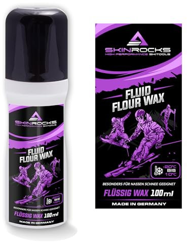 SkinRocks flüssig Fluor Wachs fluoriertes Universal Skiwachs Fluid Wax