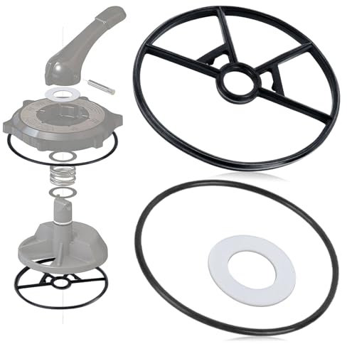 AQDD Kit di guarnizioni a ragno per piscina, filtro a sabbia, guarnizione di ricambio per valvola Hayward Sp0714t Vari-Flo XL e guarnizione O-ring SPX0714CA
