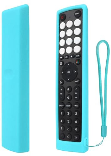 Protective Remote Case ONLY for Hisense VIDAA TV Original Remote Control, EN2J36H EN2F36H ERF2S36H EN2D36H ERF2N36H Remote Cover Shockproof, Anti-Slip - Glow Blue