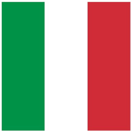 Maxtonser Bandana mit Flaggen-Druck, 55 x 55 cm, für Musikfestivals, Haar-Tuch, Mehrzweck-Kopfwickel, quadratischer Turban für Mädchen, Foto-Requisiten, Italien