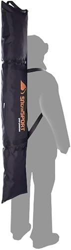 Snowsport SuperPro 6-in-1 Ski Bag with Backpack Function for 1 Pair of Skis and Poles (180cm)
