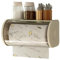 Support de rouleau de papier de soie, distributeur de papier de soie | Porte-serviettes en papier avec couvercle, support mural pour serviettes en papier, support de rouleau de papier essuie-tout