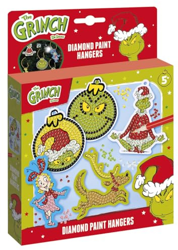 Totum The Grinch Diamond Paint Hangers, Green