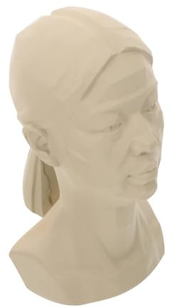 HAPINARY Mädchen Büste Modell Harz Statue für Leben Zeichnen Skizzieren Training Büste Skulptur Desktop Ornament