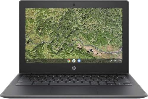 HP Chromebook 11A G8 Edición Educativa Laptop, Pantalla FHD de 11.6 Pulgadas, Intel Celeron N4000, 4 GB de RAM, SSD de 32 GB, Teclado Americano, Win 10 Pro (reacondicionado)
