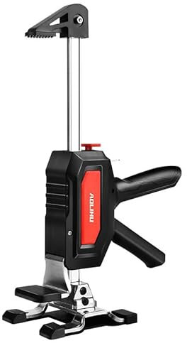 Guolich 2 Stück Arbeitssparende Armtürverwendung Plattenheber Schrankheber Klemmplatten-Nivelliersystem 880 lbs/400kg für Böden, Türen, Schrankinstallation Heber für Gipskartonplatten,H:38 cm