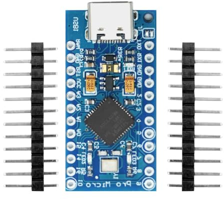 Pro Micro mit 32u4 Mainboards Ulegqin Pro Micro 5V/16MHz Mainboards Entwicklungsboard Selbst-USB-Updater Typ-C Schnittstelle Kein Schweißen kompatibel mit Arduino Micro